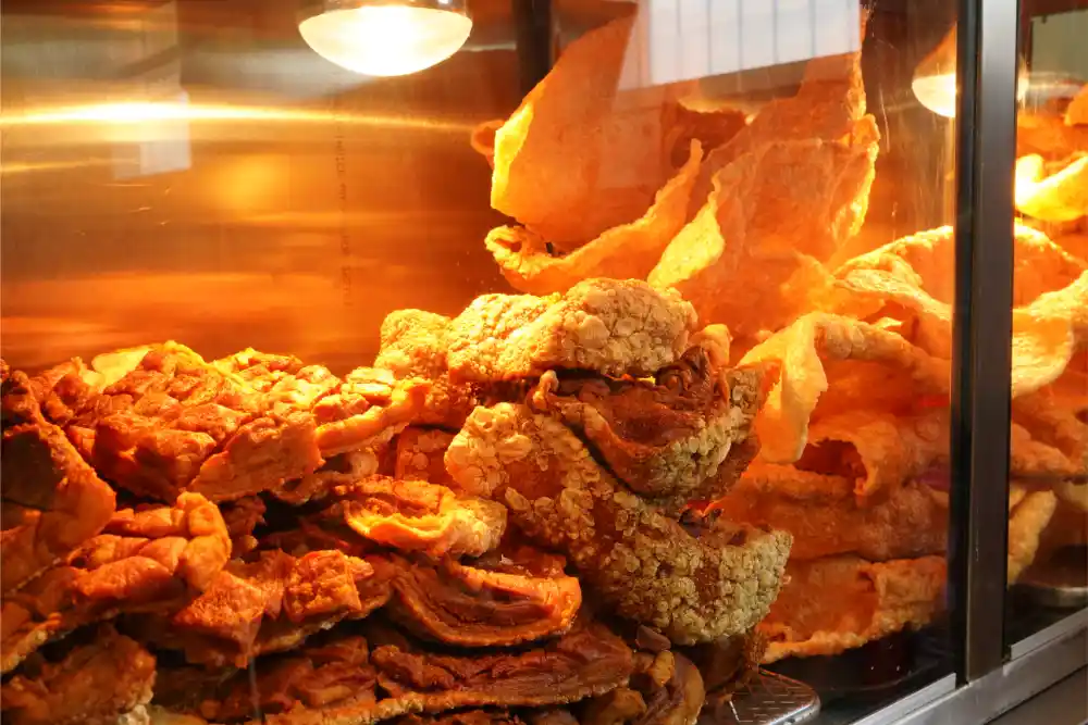 Image of hot food at Plaza Morelia
